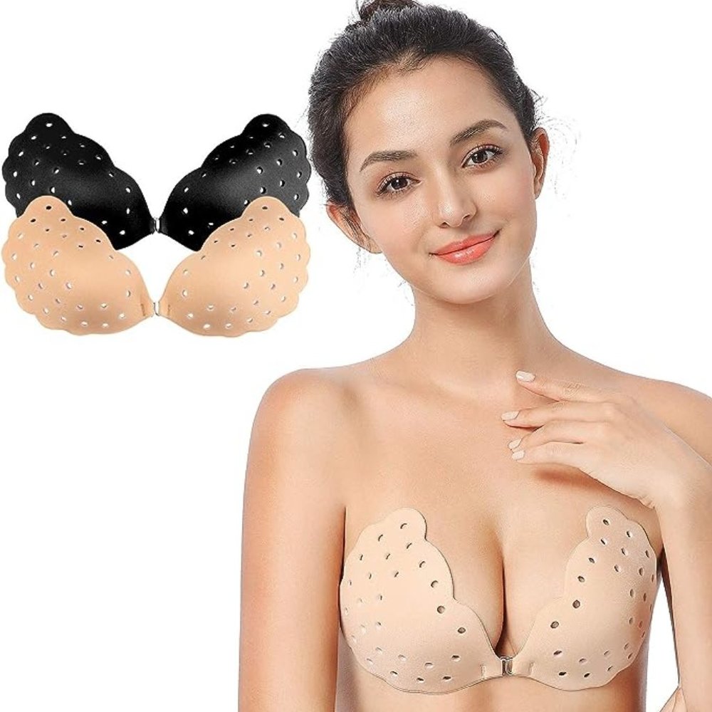 Invisible Bra 2pack Nude & Black